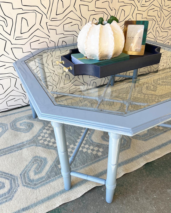Faux Bamboo Coffee Table #01A88