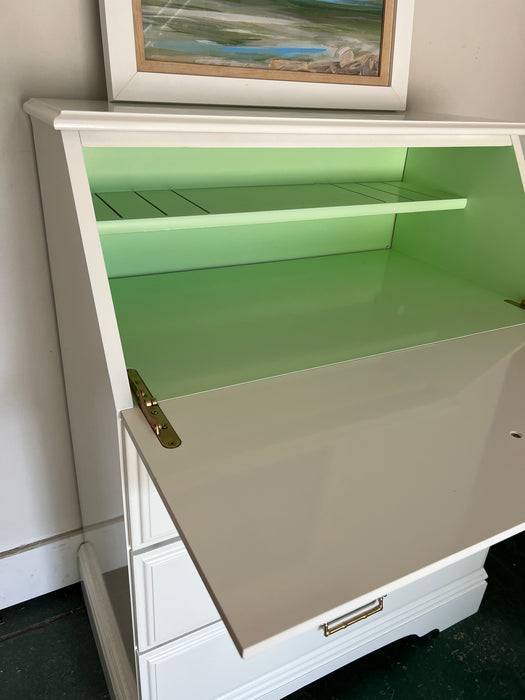 Lacquered Secretary Desk - #09K31