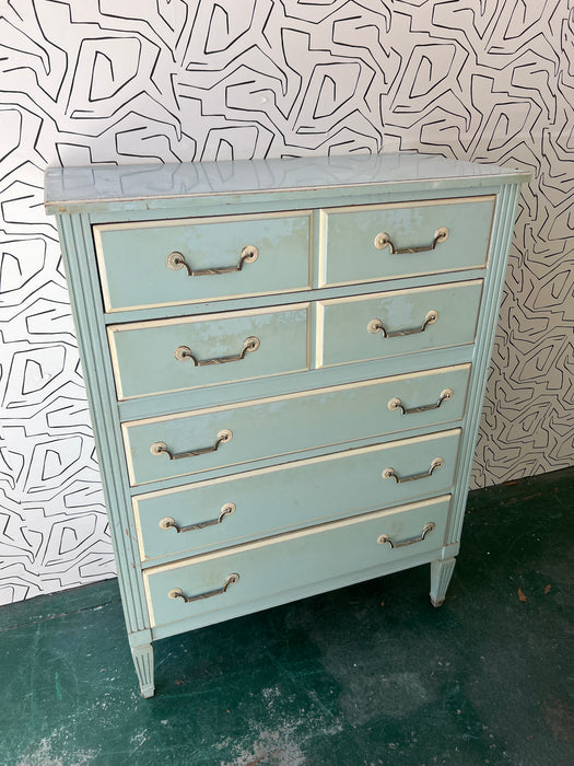 Vintage Tall Chest of Drawers - #WH075