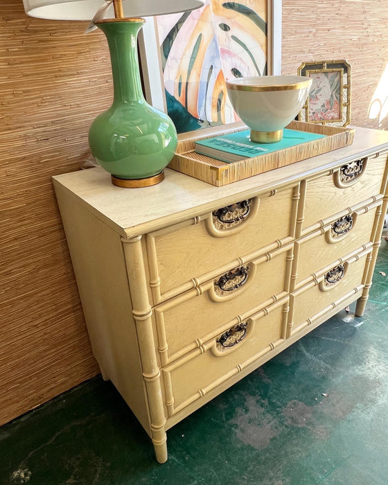 Six Drawer Bamboo Chest - #11Z60