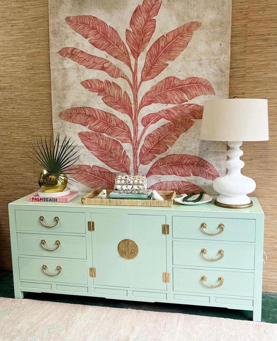 Vintage White Furniture Co Credenza- #02C10
