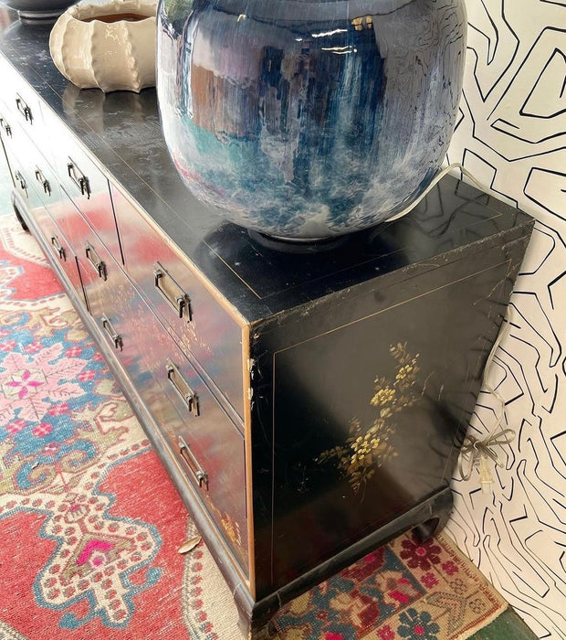 Ming Base Chinoiserie 8 Drawer Credenza - #WH1205