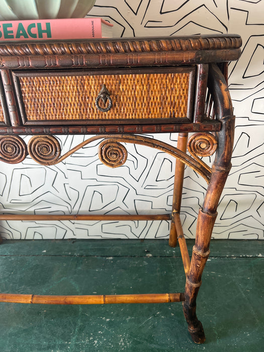 Bamboo Entry Hall Table