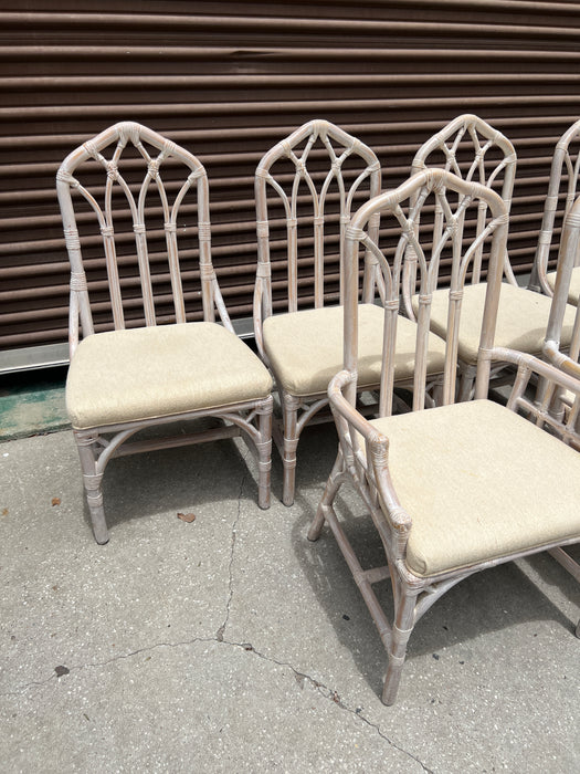 Set of 6 Henry Link Cathedral Chairs