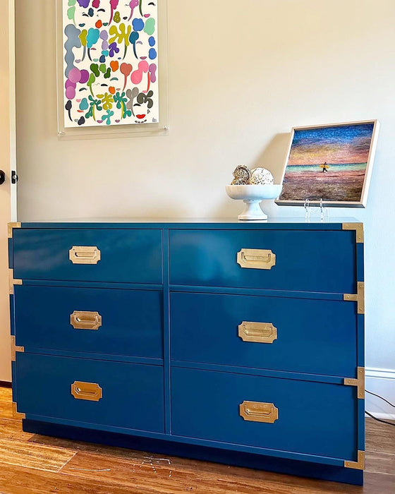 6 Drawer Campaign Chest #04A09