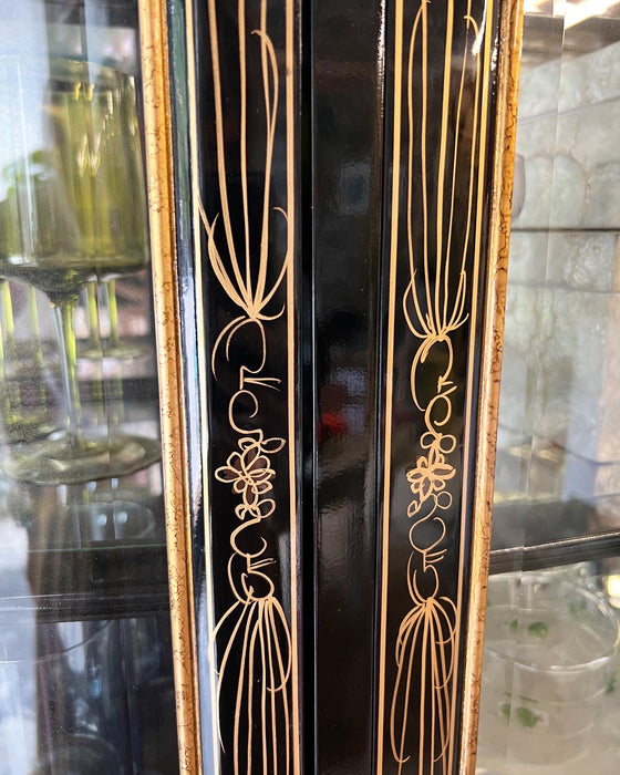 Vintage Chinoiserie China Cabinet