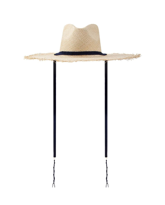 Sunshine Tienda “Miriam”Wide-Brimmed Palm Fringe Hat
