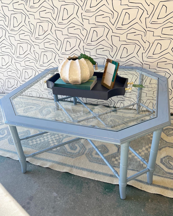Faux Bamboo Coffee Table #01A88