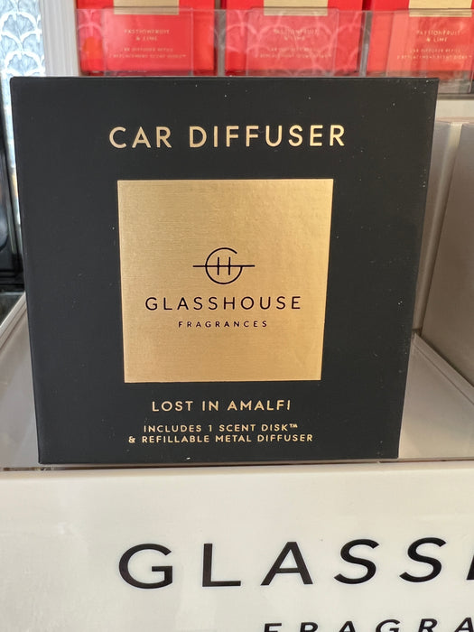 Glasshouse Car Diffuser - Lost in Amalfi
