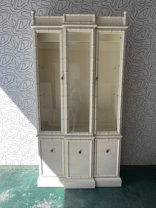 Vintage 2 Piece China Cabinet - #04L30