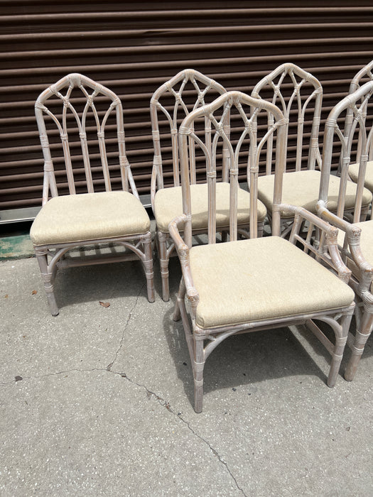 Set of 6 Henry Link Cathedral Chairs
