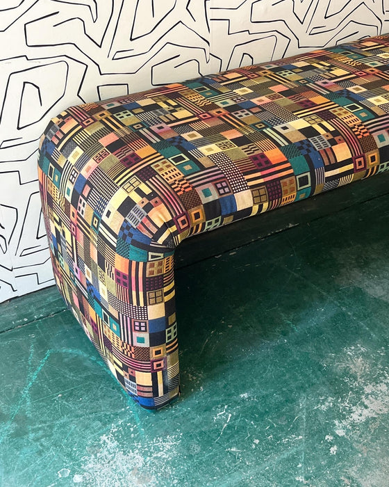 Upholstered Waterfall Bench