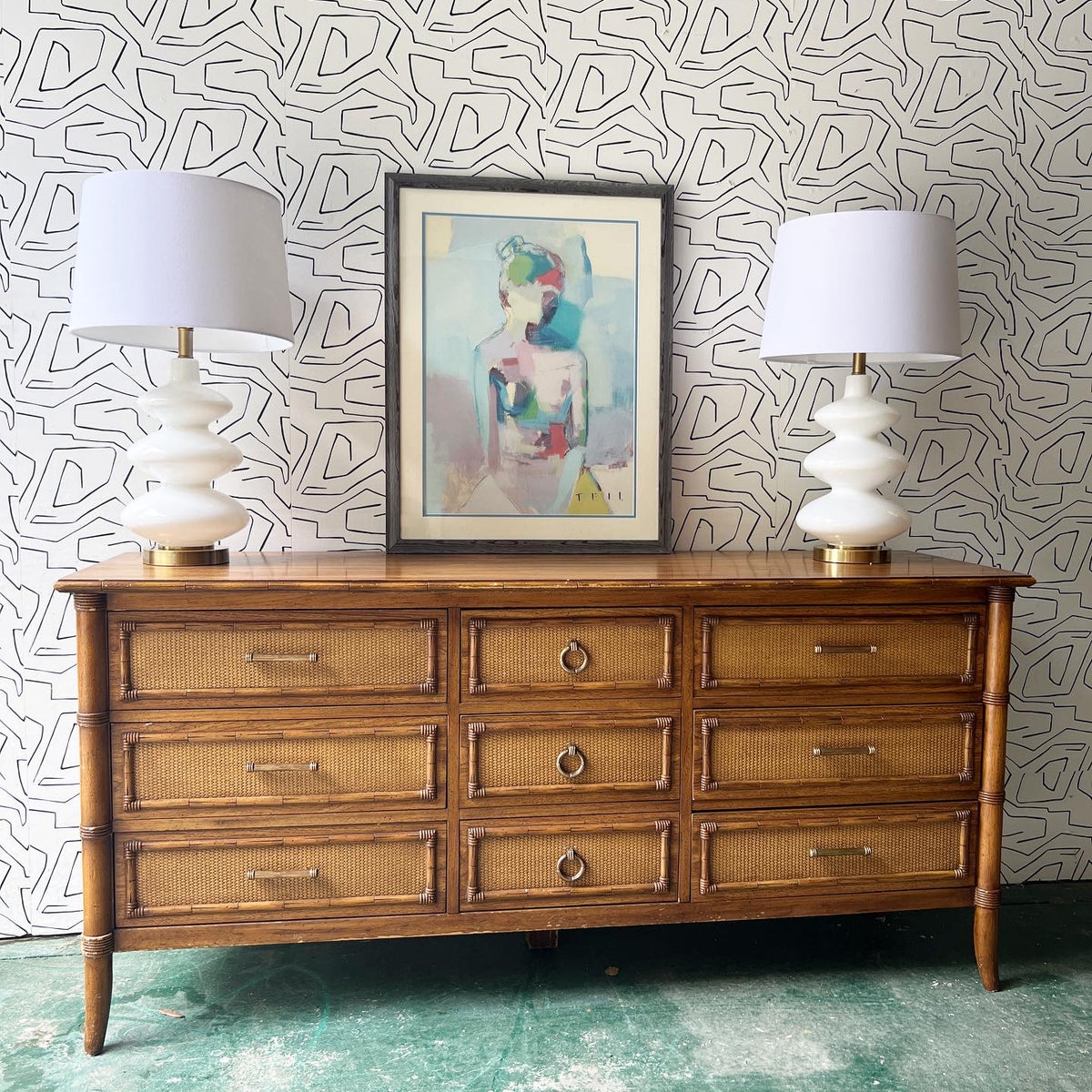 Thomasville 9 Drawer Dresser #05Q03 – One of a Find Charleston