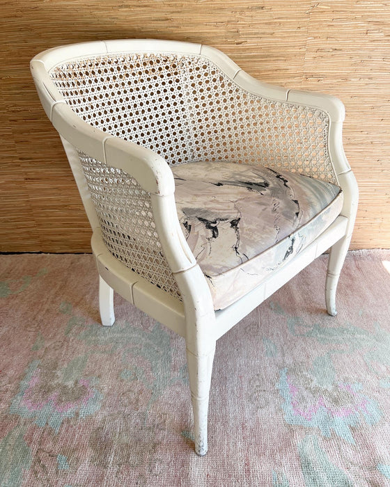 Vintage Cane and Bamboo Chair #03A50