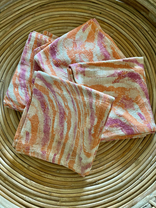 Sherbet Swirl Cotton Napkins