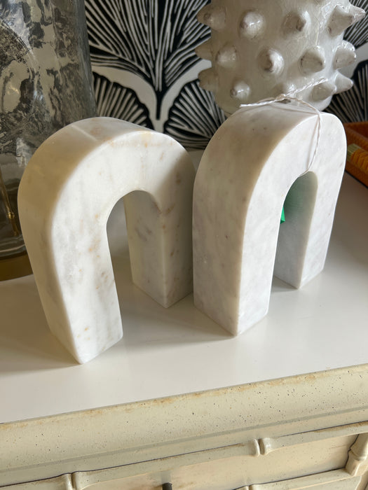 Marble Book-Ends
