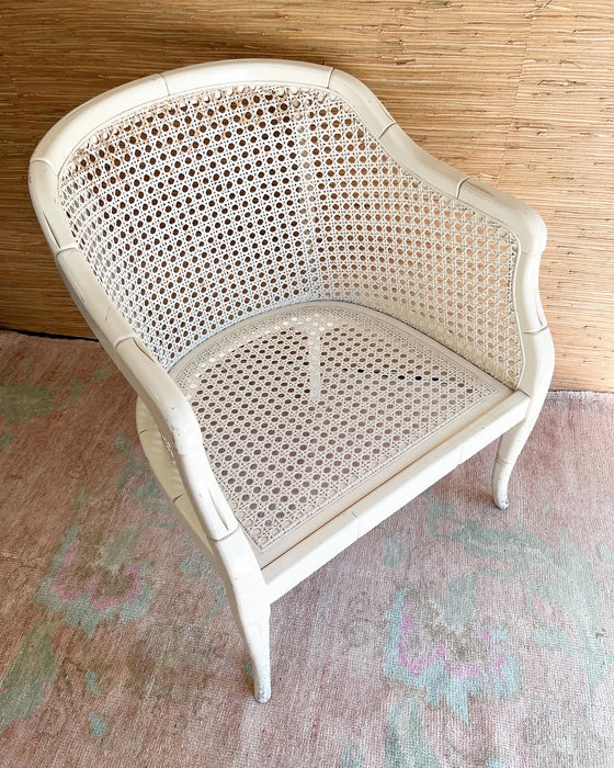 Vintage Cane and Bamboo Chair #03A50